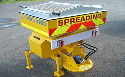 MS350 tractor mounted salt spreader 